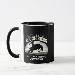 Rough Rides Bygger Starong Cowboys Western Mugg
