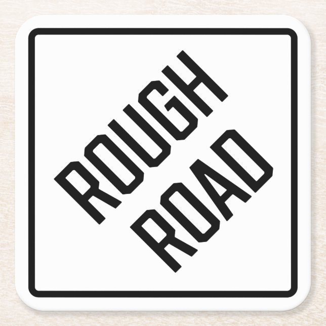Rough Road Papper Underlägg (Framsidan)