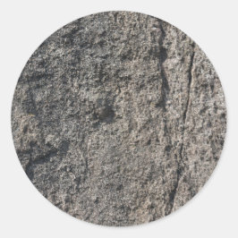 Rough Rocky Yta Runt Klistermärke