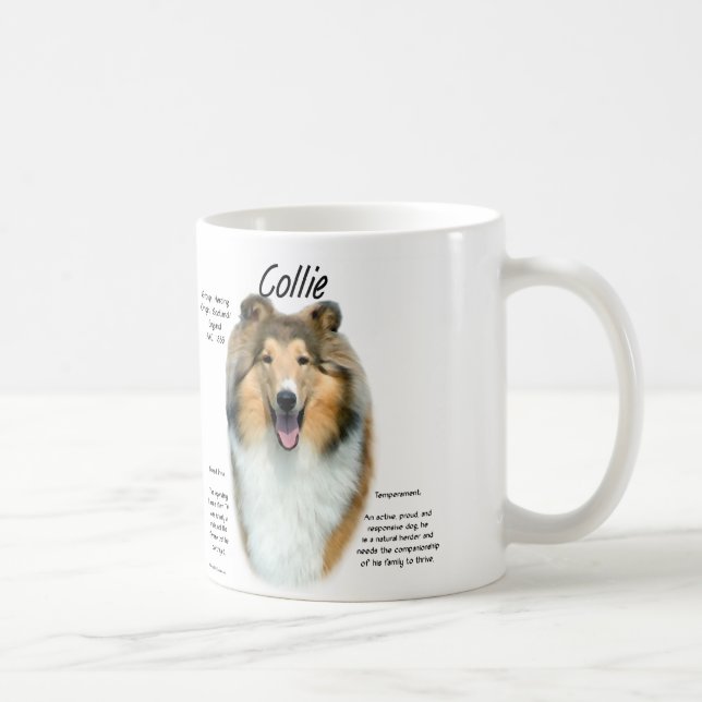 Rough Sable Collie Mugg (Höger)