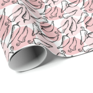 Rough Sketch Chile Peppers on Rosa Presentpapper