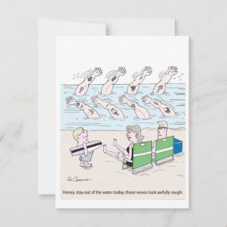 Rough Vinkar sommaruppehåll Julkort