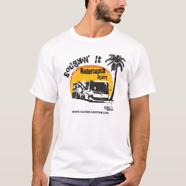 Roughin det Motorhome Tee (Framsida)