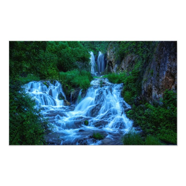 Roughlock Falls Spearfish Canyon Fototryck (Framsidan)