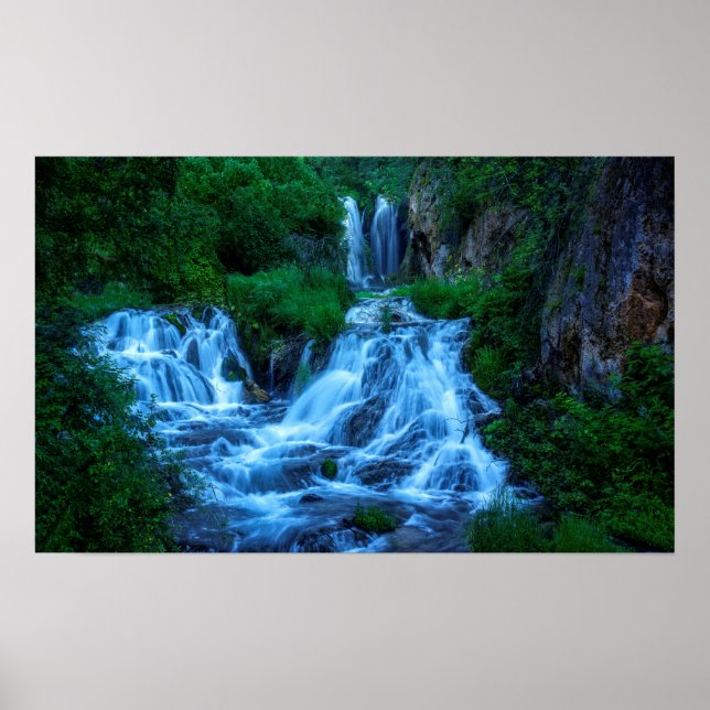 Roughlock Falls Spearfish Canyon Poster (Framsidan)