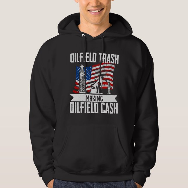 Roughnacke Oilfield Sopor Skapar Oilfield Pengarar Hoodie (Framsida)