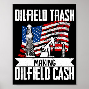 Roughnacke Oilfield Sopor Skapar Oilfield Pengarar Poster