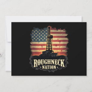 Roughnacken Nation Oilfield American Worker Inbjudningar