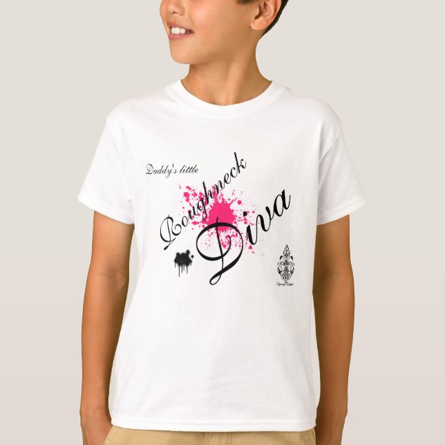 ROUGHNECK DIVA (stänk) Tee Shirt (Framsida)