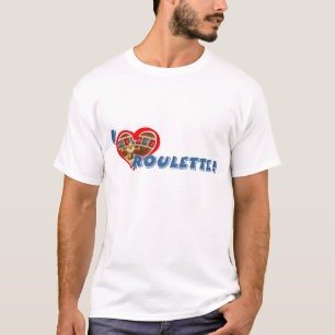 Roulettälskare grundläggande T-tröja T-shirt