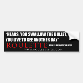 Roulettcitationsteckenklistermärke 2 bildekal