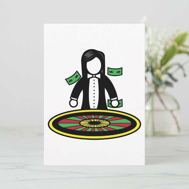 Roulette-återförsäljarinbjudningar Inbjudningar (Skapare uppladdad)