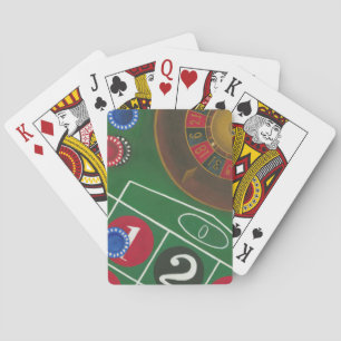 Roulette Bord med Chip och Wheel Spelkort