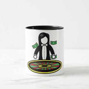 Roulette Dealer Mugg