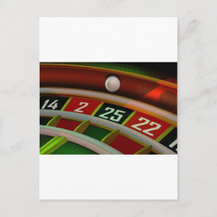 Roulette Rulet Casino Game Vykort