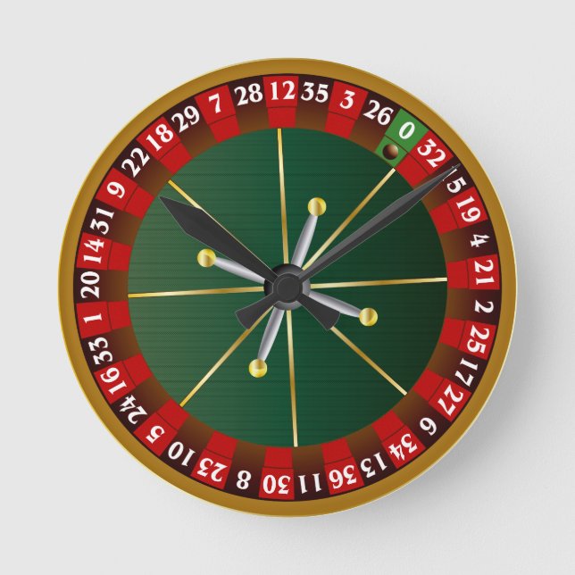 Roulette Rund Klocka (Framsida)