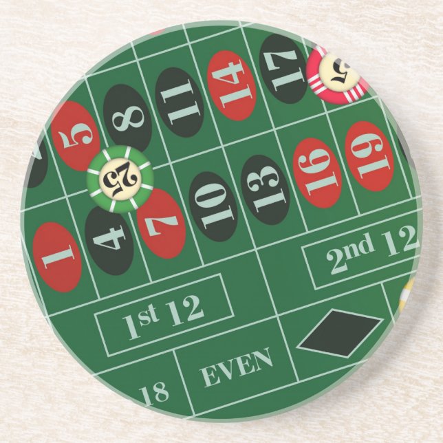 Roulette Underläggs Underlägg (Framsidan)