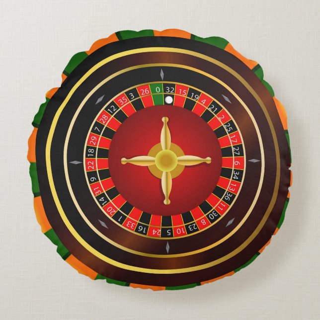 ROULETTE WHEEL 2 RUND KUDDE (Framsidan)
