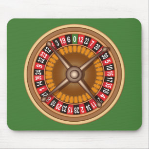 Roulette Wheel anpassningsbar moussat Musmatta