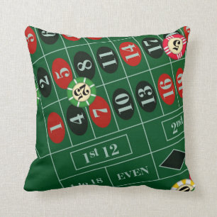 Roulette Wheel Anpassningsbar Pillow Kudde