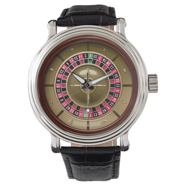 Roulette Wheel Armbandsur (Framsida)