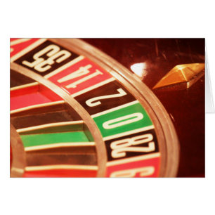 Roulette Wheel Hälsningskort