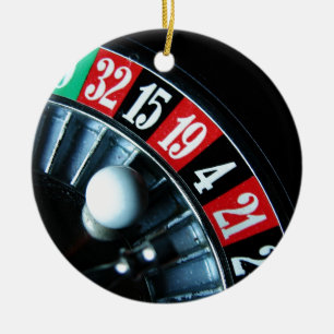 Roulette Wheel Julgransprydnad Keramik
