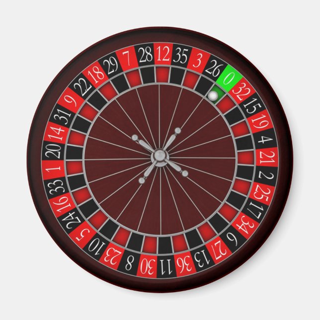 ROULETTE WHEEL MAGNET (Framsidan)