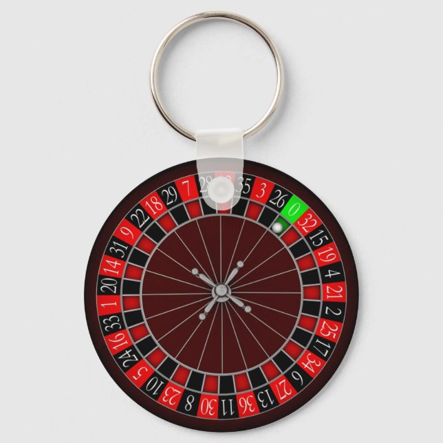 ROULETTE WHEEL NYCKELRING (Framsida)