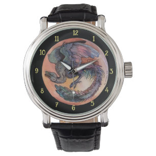 Round Archaeopteryx Watch Armbandsur