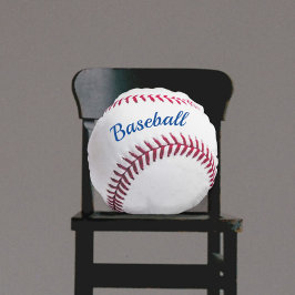 Round Baseball Anpassade Round Rund Kudde