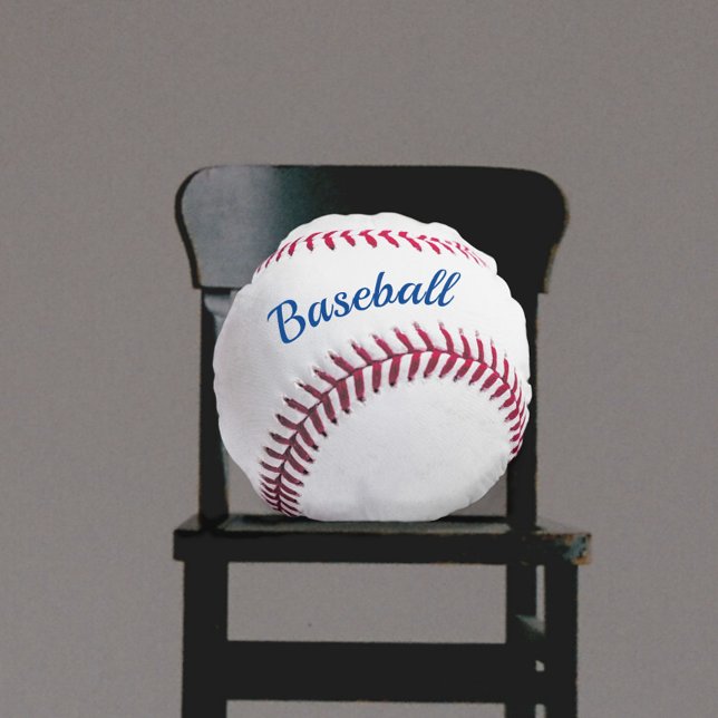 Round Baseball Anpassade Round Rund Kudde (Skapare uppladdad)