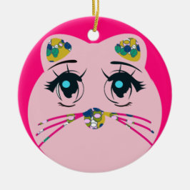 Round Cat Julgran Dekoration