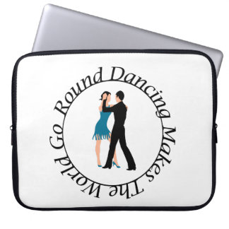 Round Dance Laptop sleeve 15 tum