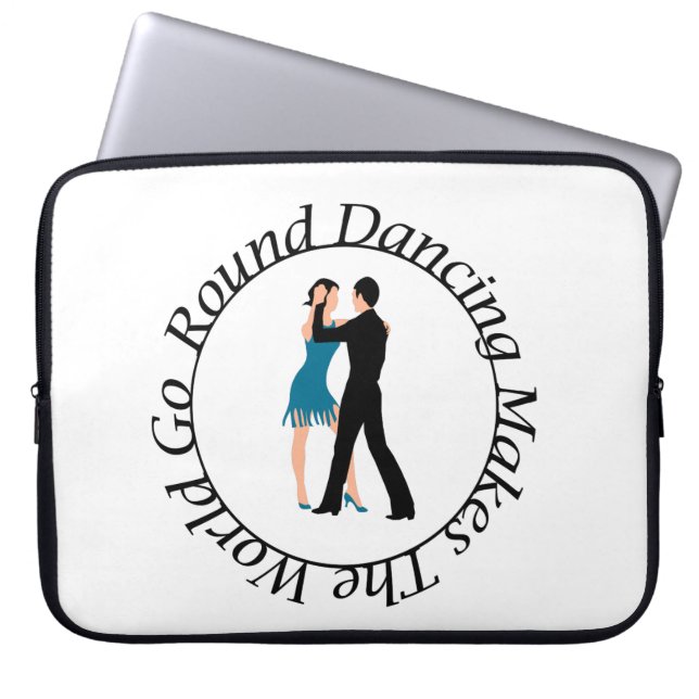 Round Dance Laptop sleeve 15 tum (Framsidan)