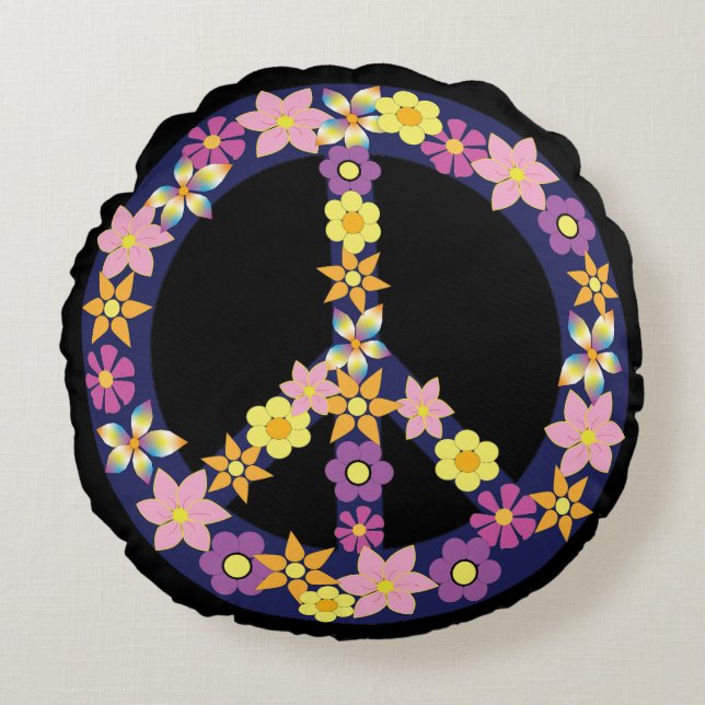 Round Dekorativ kudde (Framsidan)