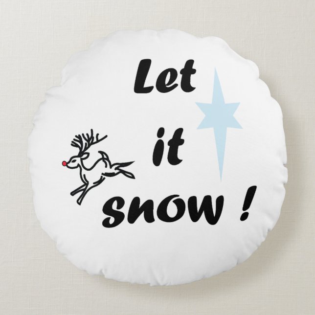 Round Dekorativ kudde (Framsidan)