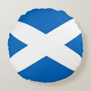 Round Dekorativ kudde med flagga of Scotland, Före