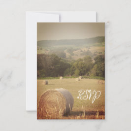 Round Hay Bales Farm Bröllop OSA