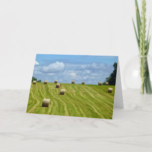 Round Hay Bales på Backe - I Kort