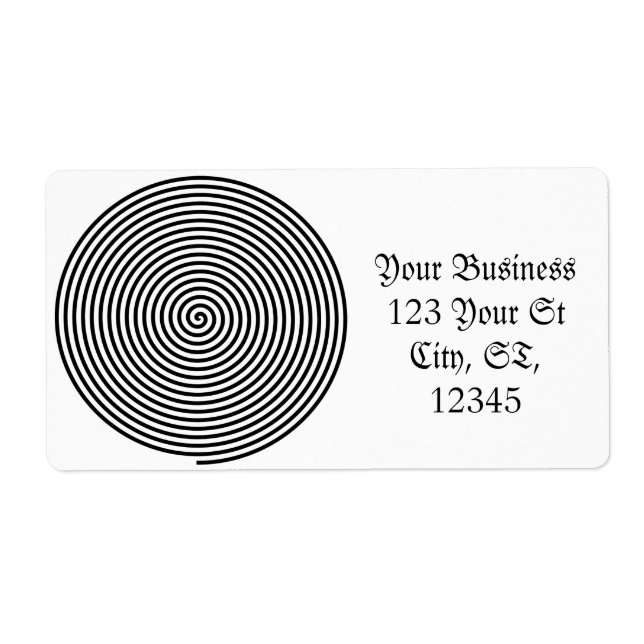 Round Hypnosis Spiral Thunder_Cove Fraktsedel (Framsidan)