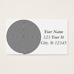 Round Hypnosis Spiral Thunder_Cove Visitkort