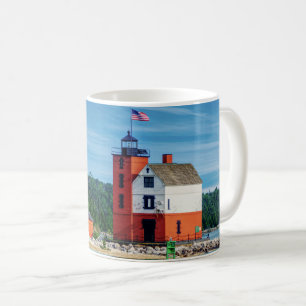 Round Island fyr Kaffemugg