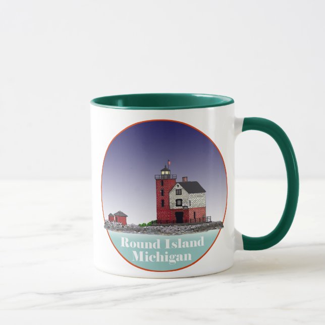Round Island Lighthouse Mugg (Höger)