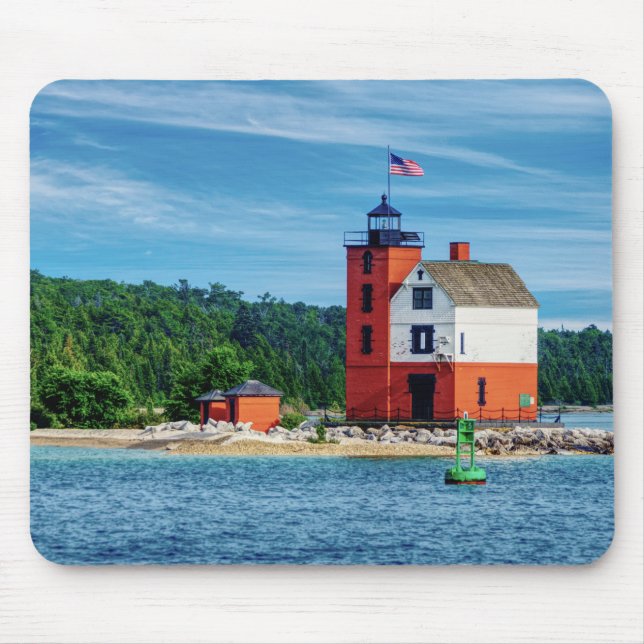 Round Island Lighthouse Musmatta (Framsidan)