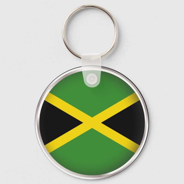 Round Jamaica Nyckelring (Framsida)