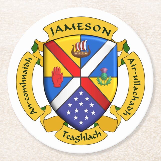 Round JamFam Underlägg - 2 (Framsidan)