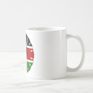 Round Kenyan Motif: En nationell symbol Kaffemugg