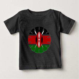 Round Kenyan Motif: En nationell symbol T-shirt
