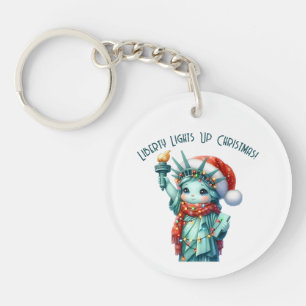 🔑 Round Keychain - Liberty Ljus, upp till jul!